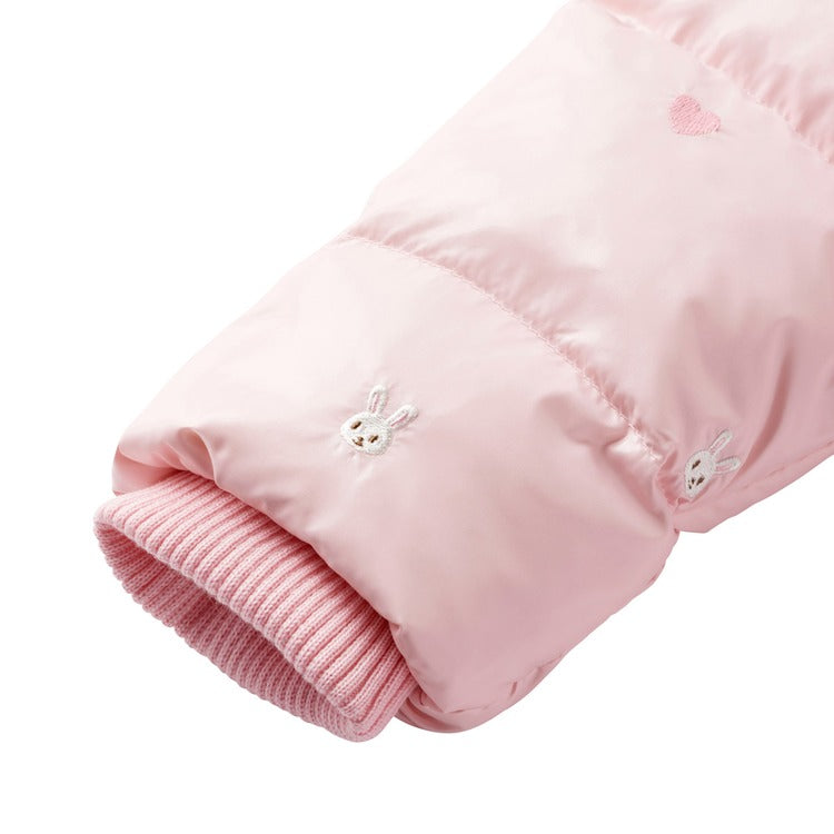 DOUDOUNE EN DUVET ROSE