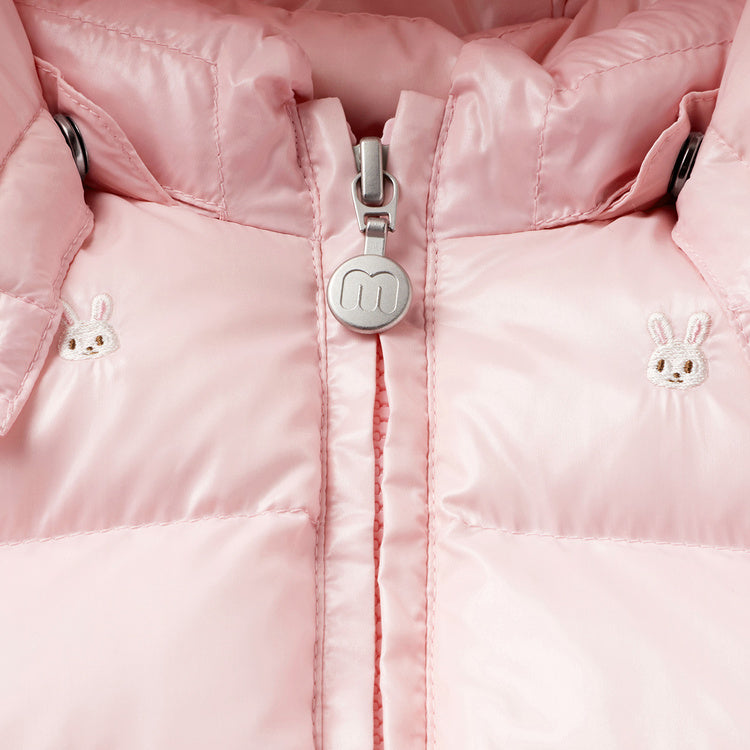 DOUDOUNE EN DUVET ROSE