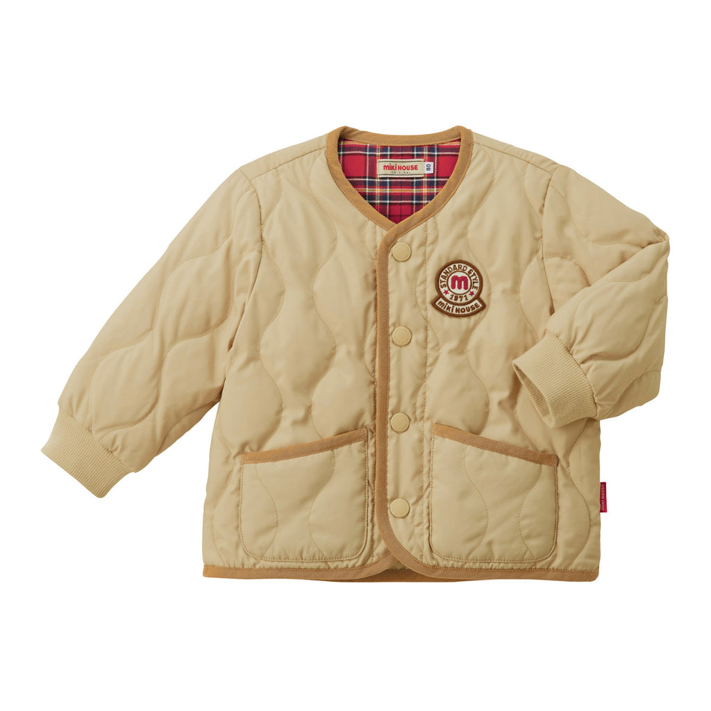 BEIGE QUILTED JACKET