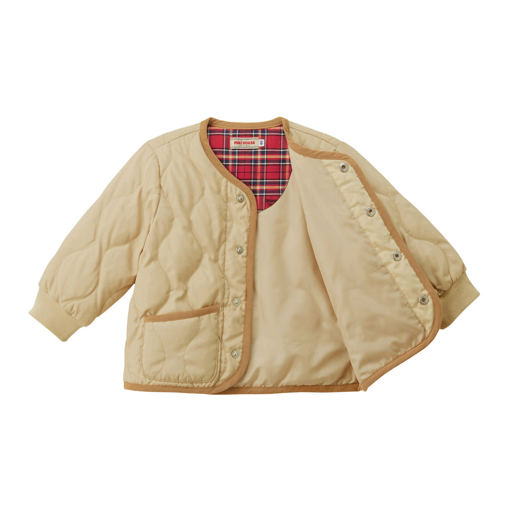 BEIGE QUILTED JACKET