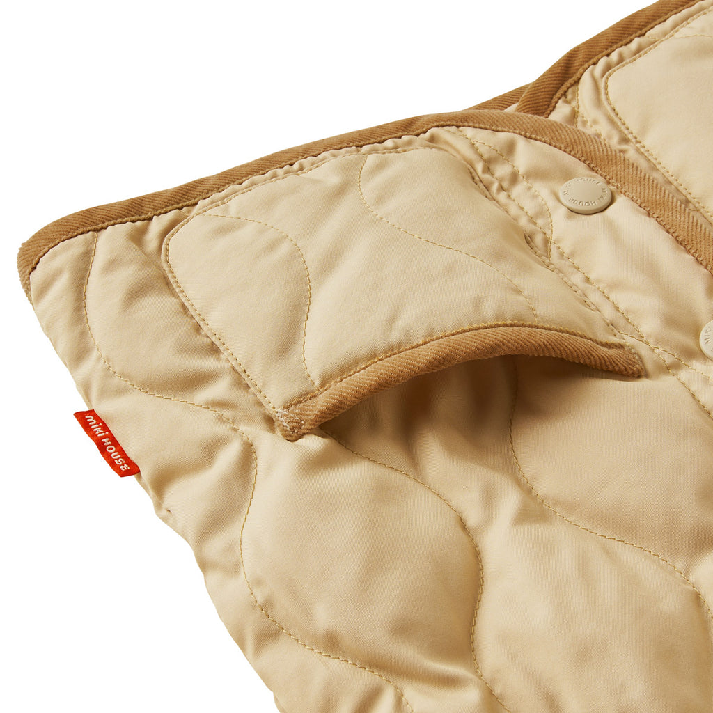 BEIGE QUILTED JACKET