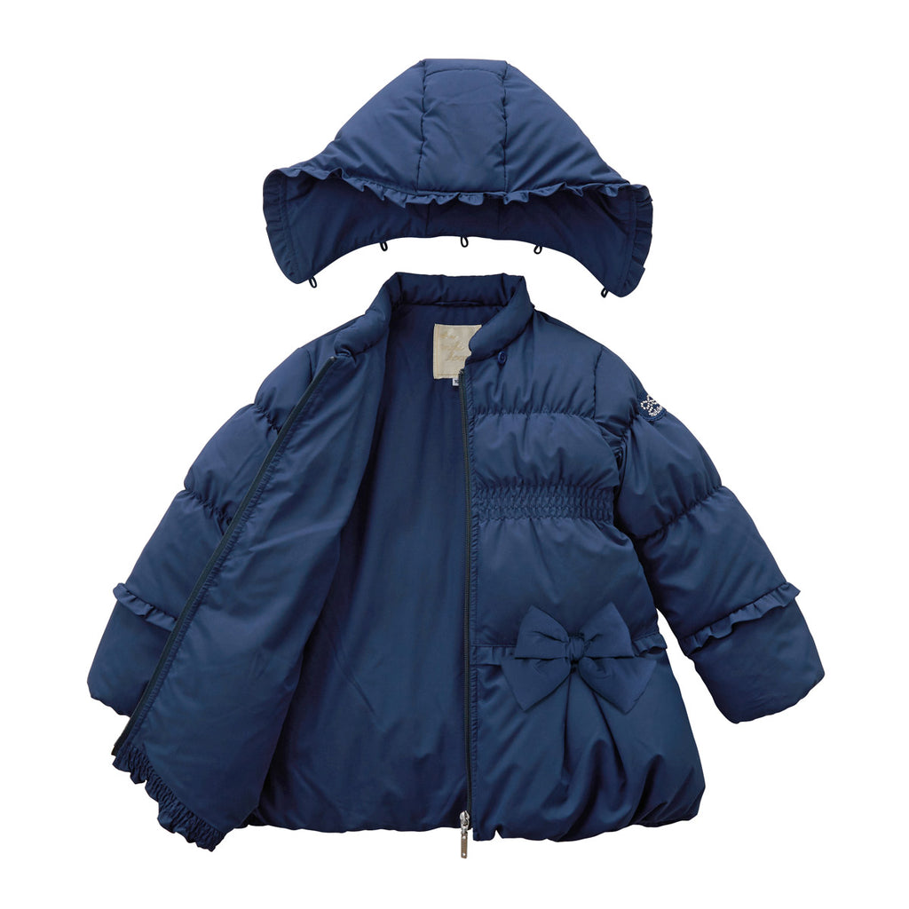 MANTEAU EN DUVET BLEU MARINE