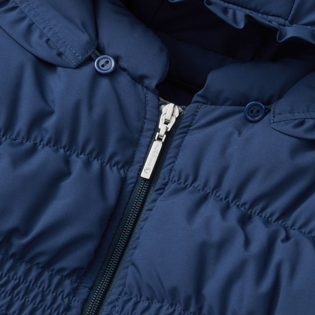 MANTEAU EN DUVET BLEU MARINE