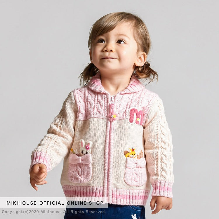 VESTE EN COTON ROSE USAKO