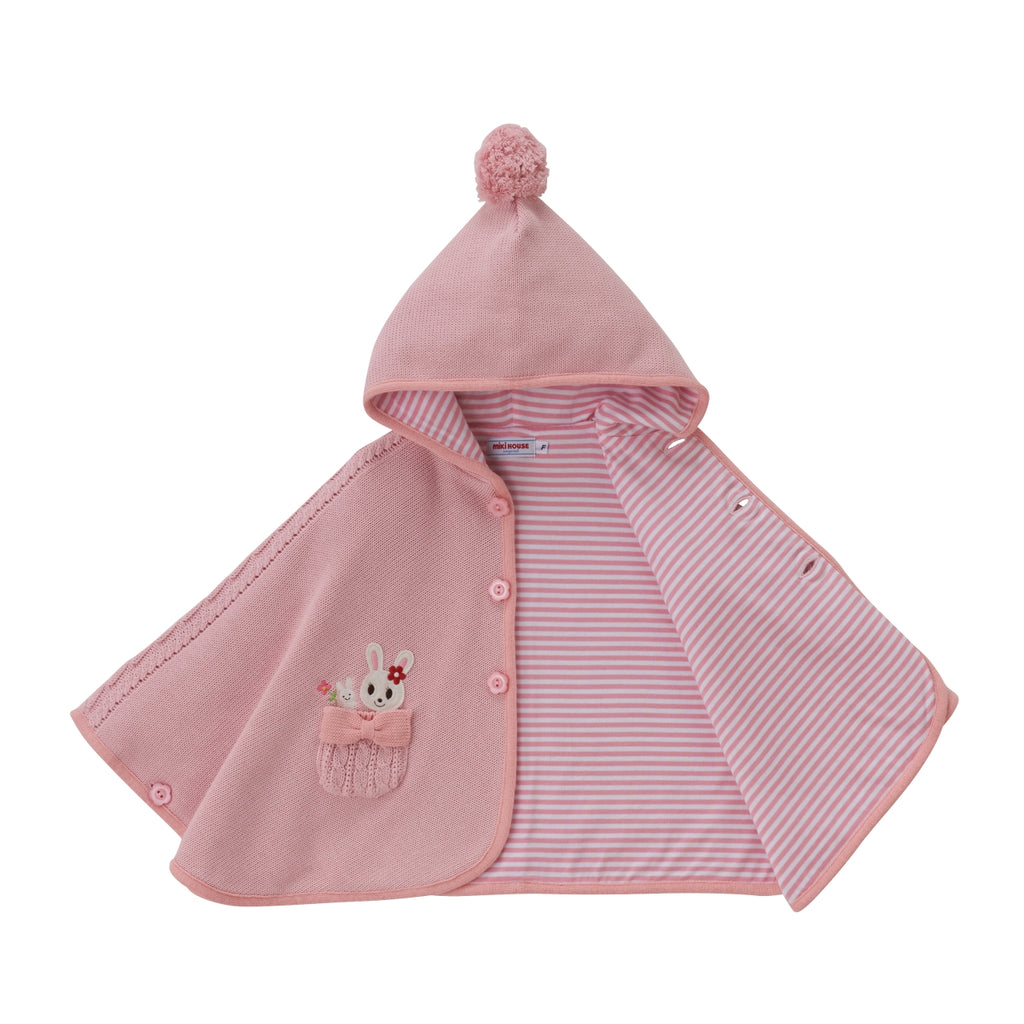 CAPE EN COTON ROSE