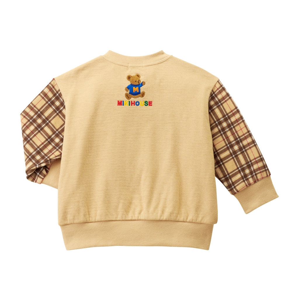 SWEAT SHIRT BEAR MIKI HOUSE BEIGE