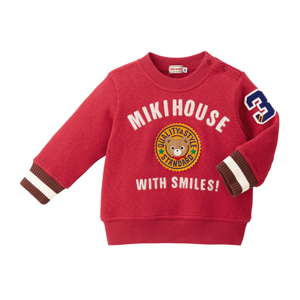 SWEATSHIRT ROUGE BRODERIE PUCCI