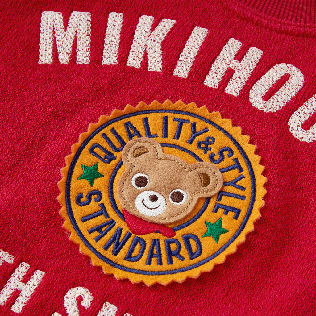 SWEATSHIRT ROUGE BRODERIE PUCCI