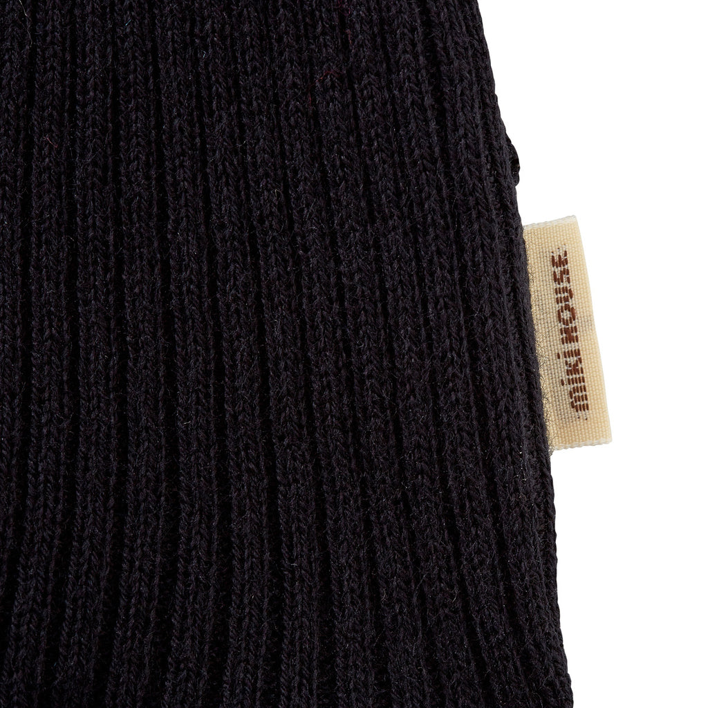 PULL BLACK COTTON ROLL NECK COLLAR