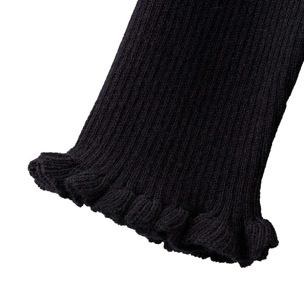 PULL BLACK COTTON ROLL NECK COLLAR
