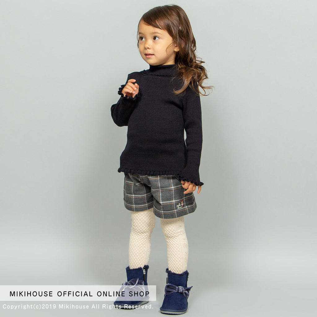 PULL BLACK COTTON ROLL NECK COLLAR