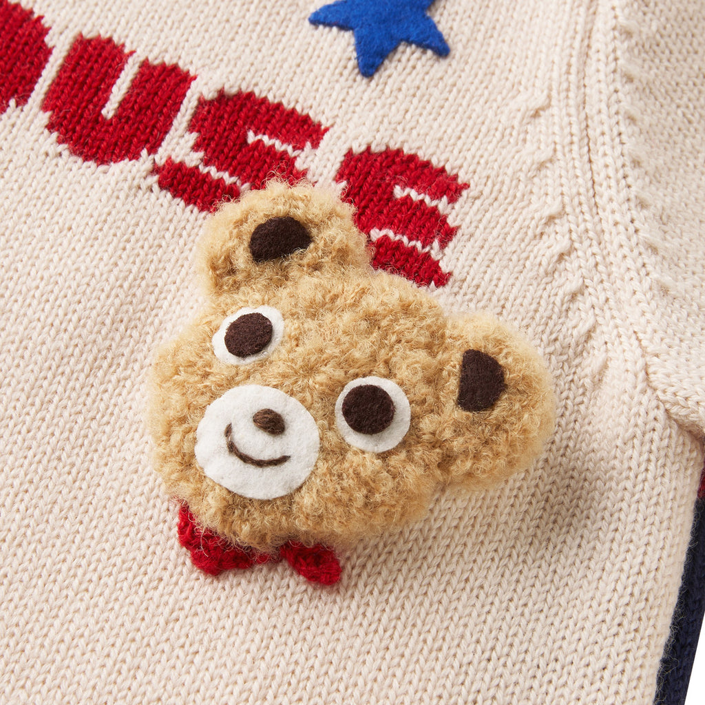 WOOLEN SWEATER WITH 3D PUCCI BEAR