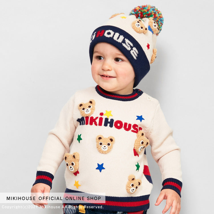 WOOLEN SWEATER WITH 3D PUCCI BEAR