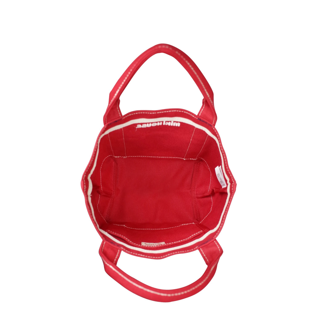 SAC EN COTON ROUGE