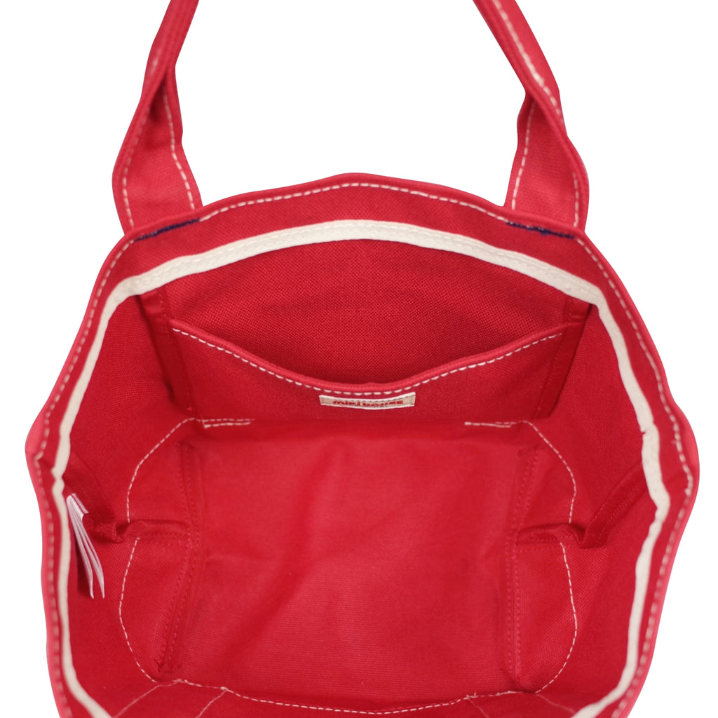 SAC EN COTON ROUGE