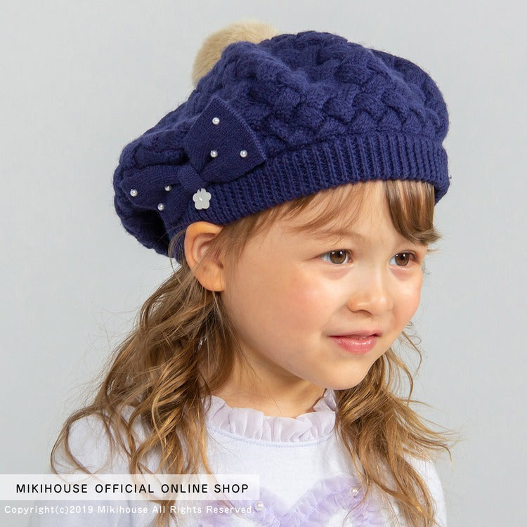 NAVY BLUE WOOLLEN BERET