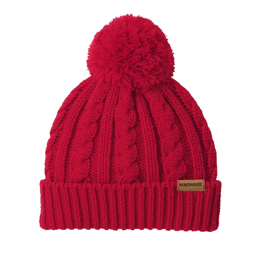 BONNET EN LAINE ROUGE