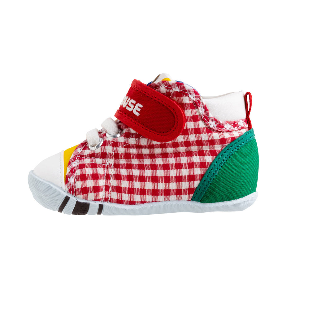 VICHY CHECKERED FIRST STEP SHOES