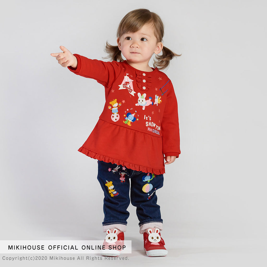 RED USAKO SHOES WITH VELCRO