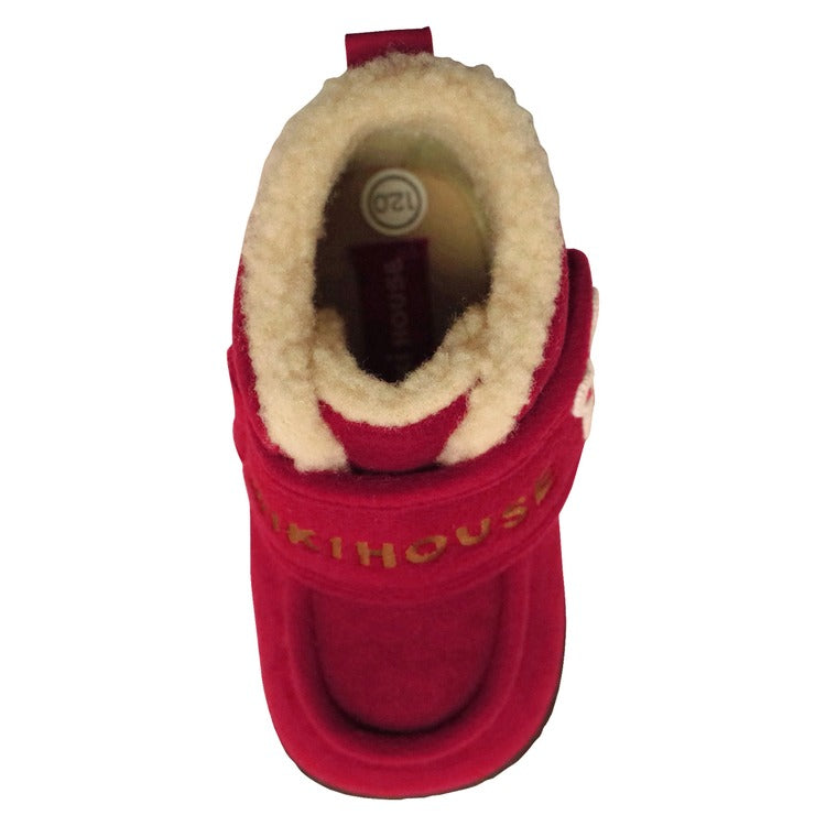 RED USAKO FURRY SHOES