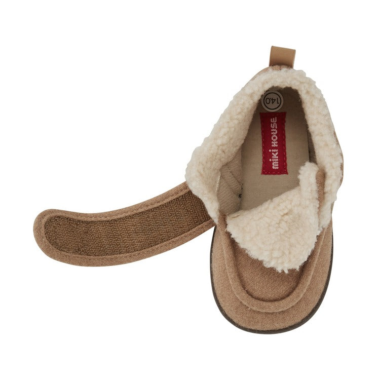 BEIGE FURRY SHOES