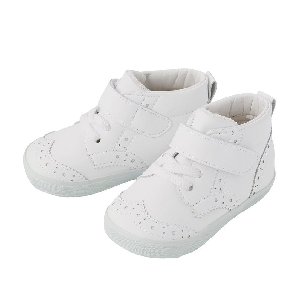 CHAUSSURES MONTANTES BLANCHES EN CUIR