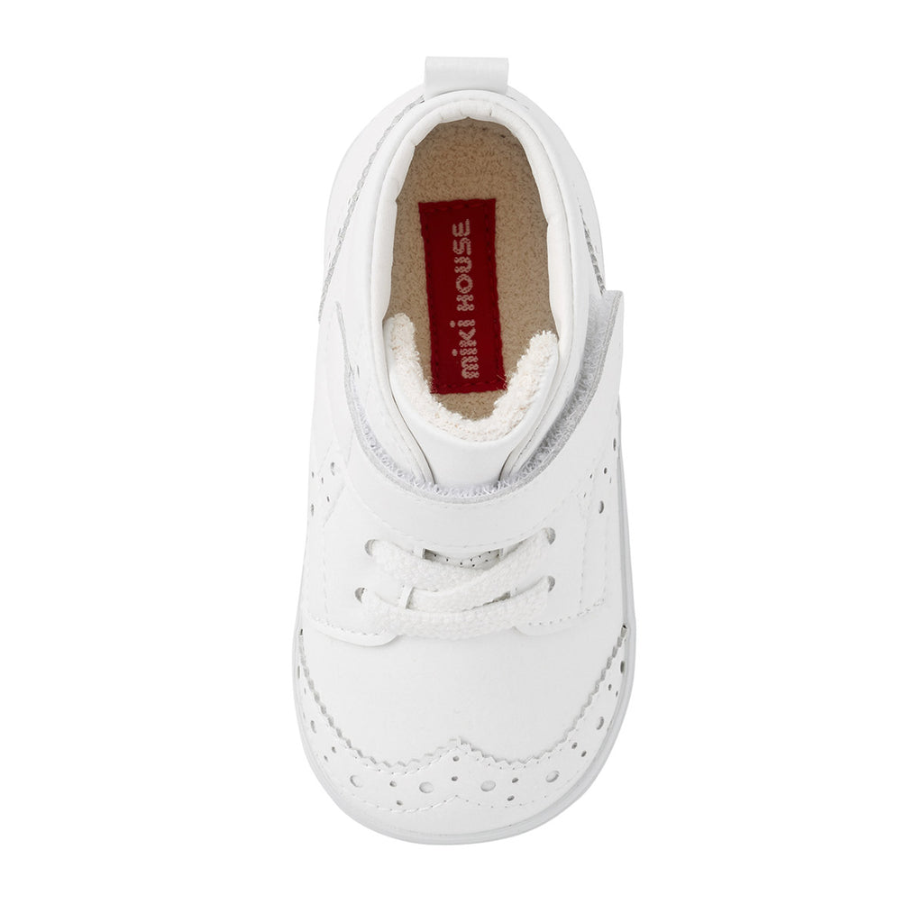 WHITE CHILDREN BORGUE SHOES 