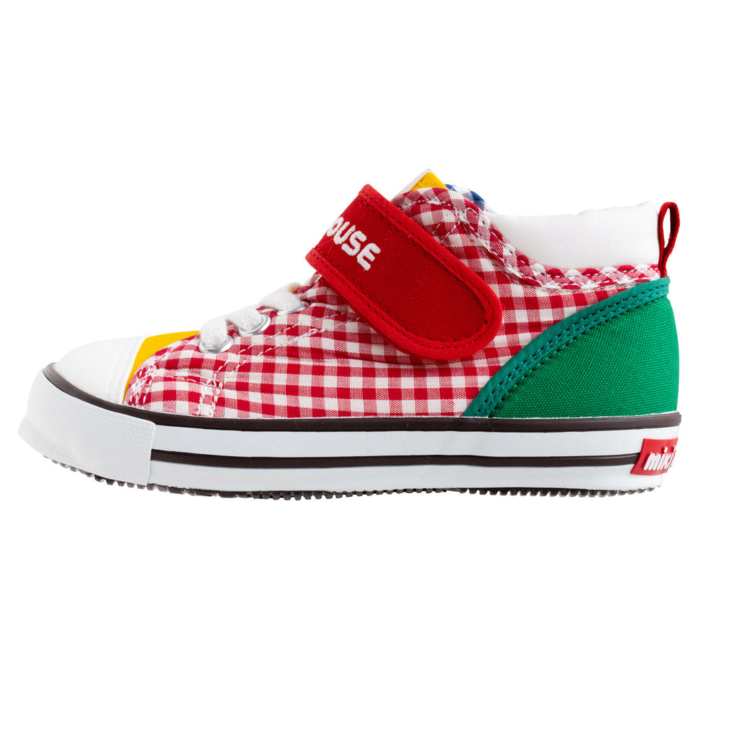 CHILDREN'S MULTICOLORED VICHY CHECK SHOES