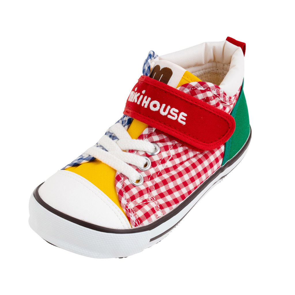 CHILDREN'S MULTICOLORED VICHY CHECK SHOES