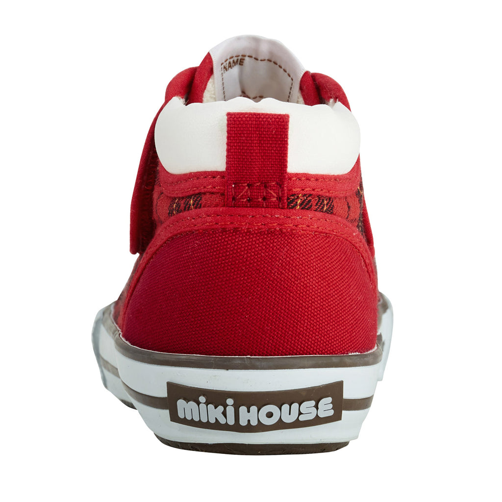 CHILDREN'S RED CHECK SHOES