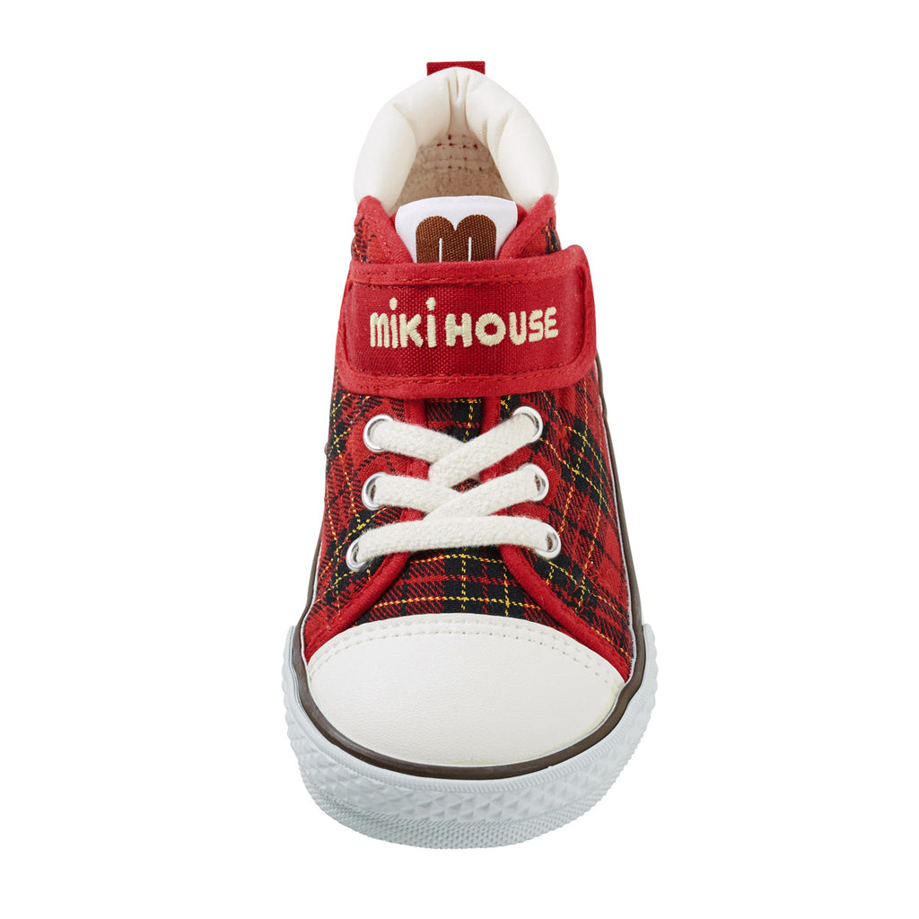 CHILDREN'S RED CHECK SHOES