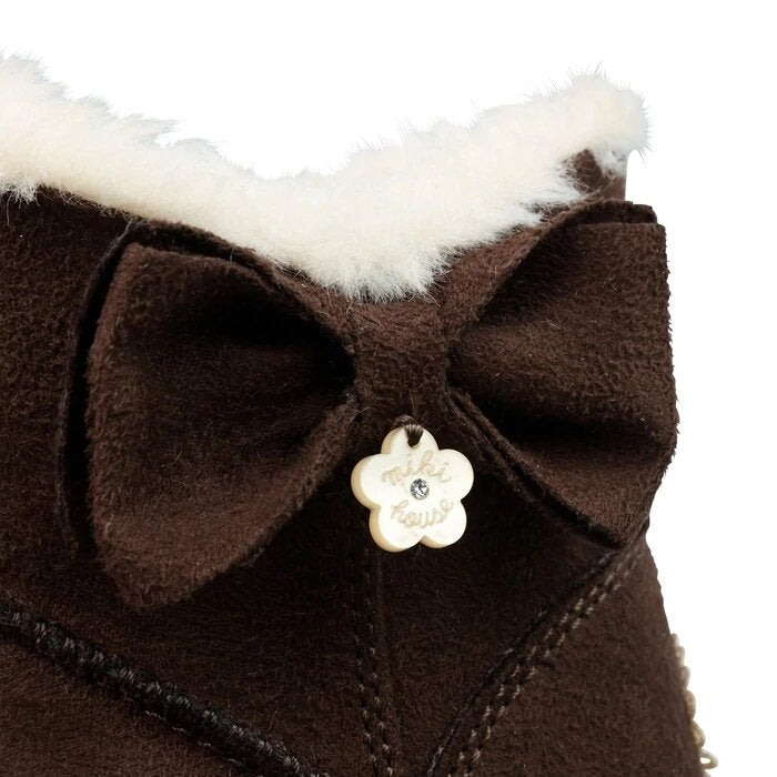 CHILDREN'S DARK BROWN FURRY BOOTS