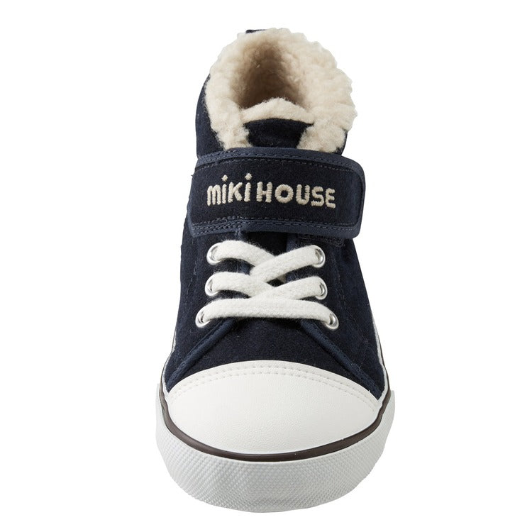CHILDREN'S NAVY BLUE FURRY SHOES