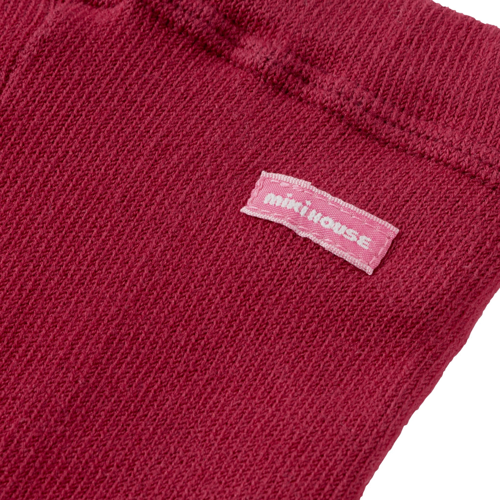 BURGUNDY COTTON LEGGINGS