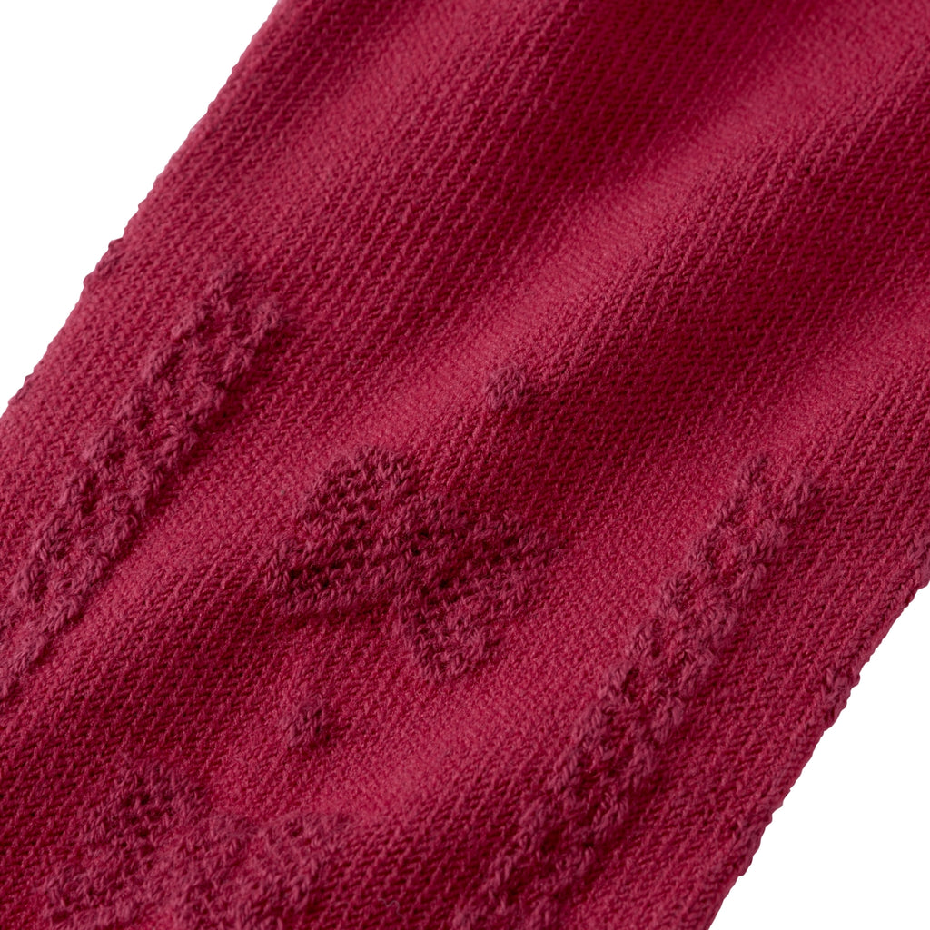 BURGUNDY COTTON LEGGINGS