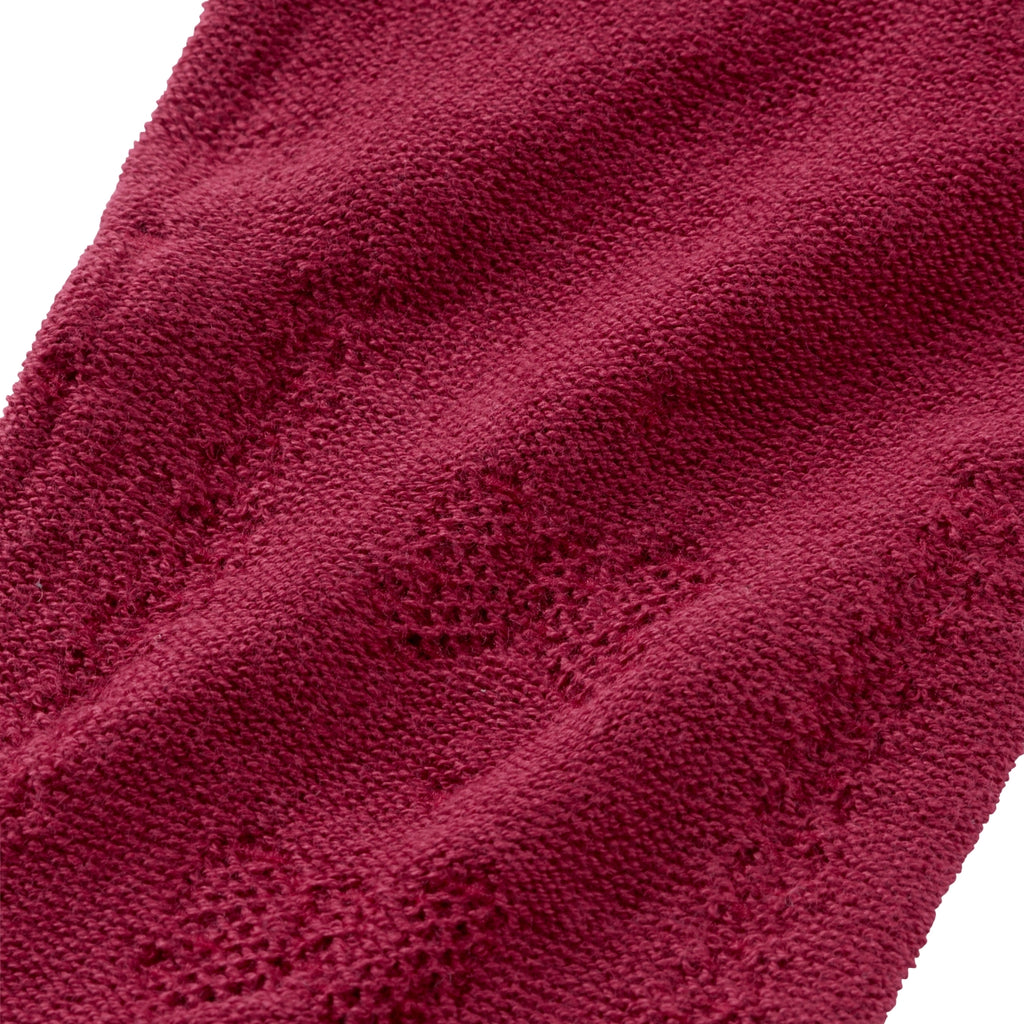 BURGUNDY COTTON LEGGINGS