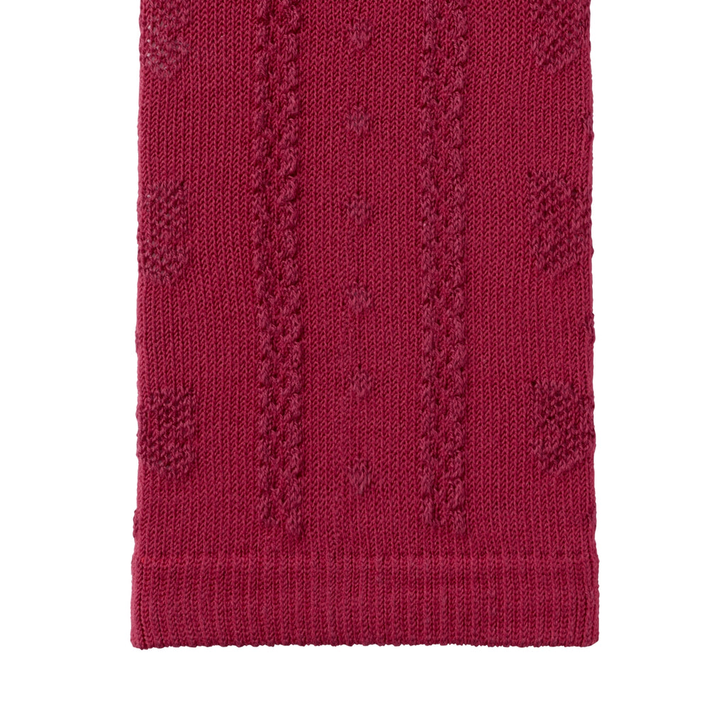 BURGUNDY COTTON LEGGINGS
