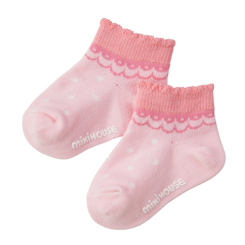 SET DE 3 PAIRES DE CHAUSSETTES ROSES