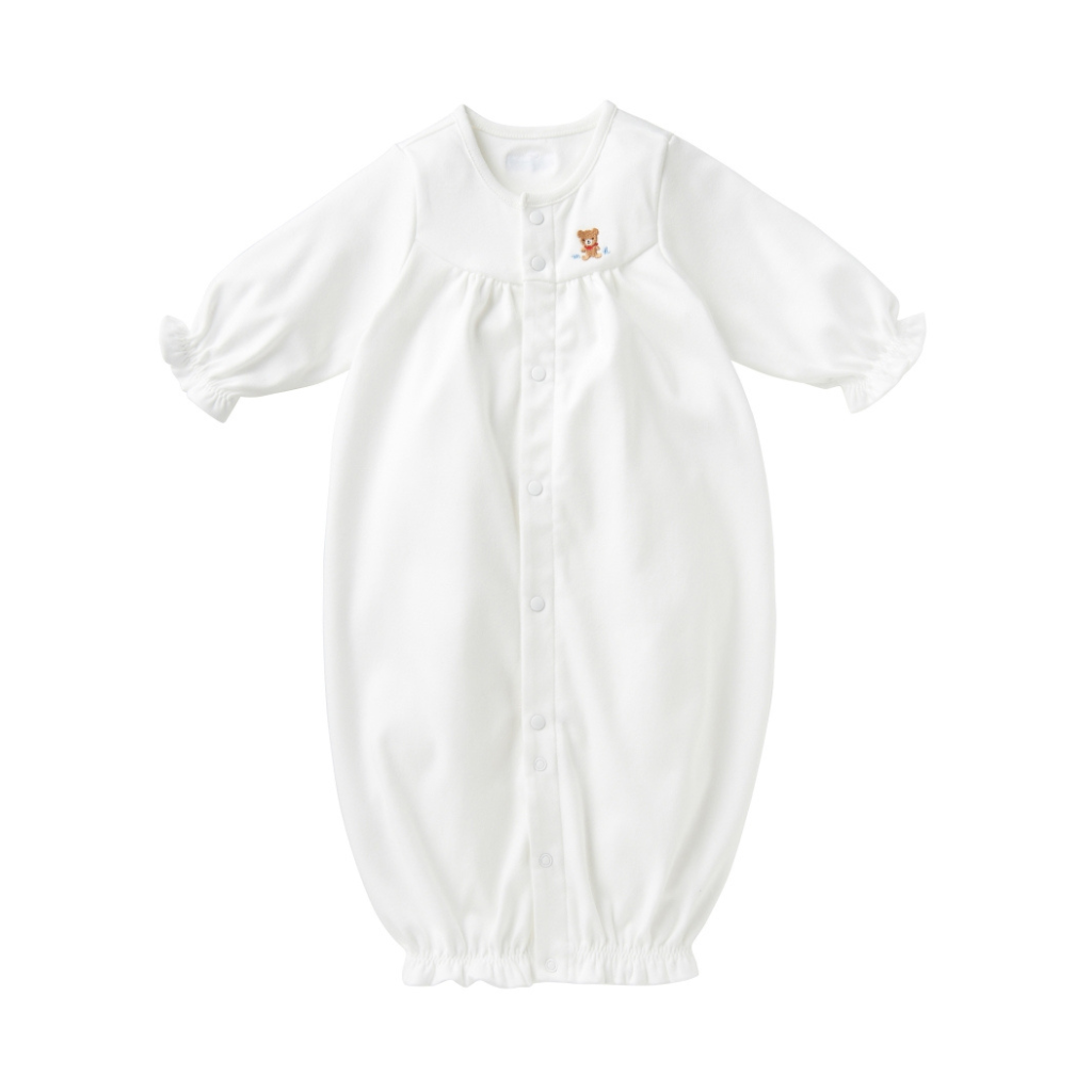 PUCCI WHITE BABY'S NEST JUMPSUIT