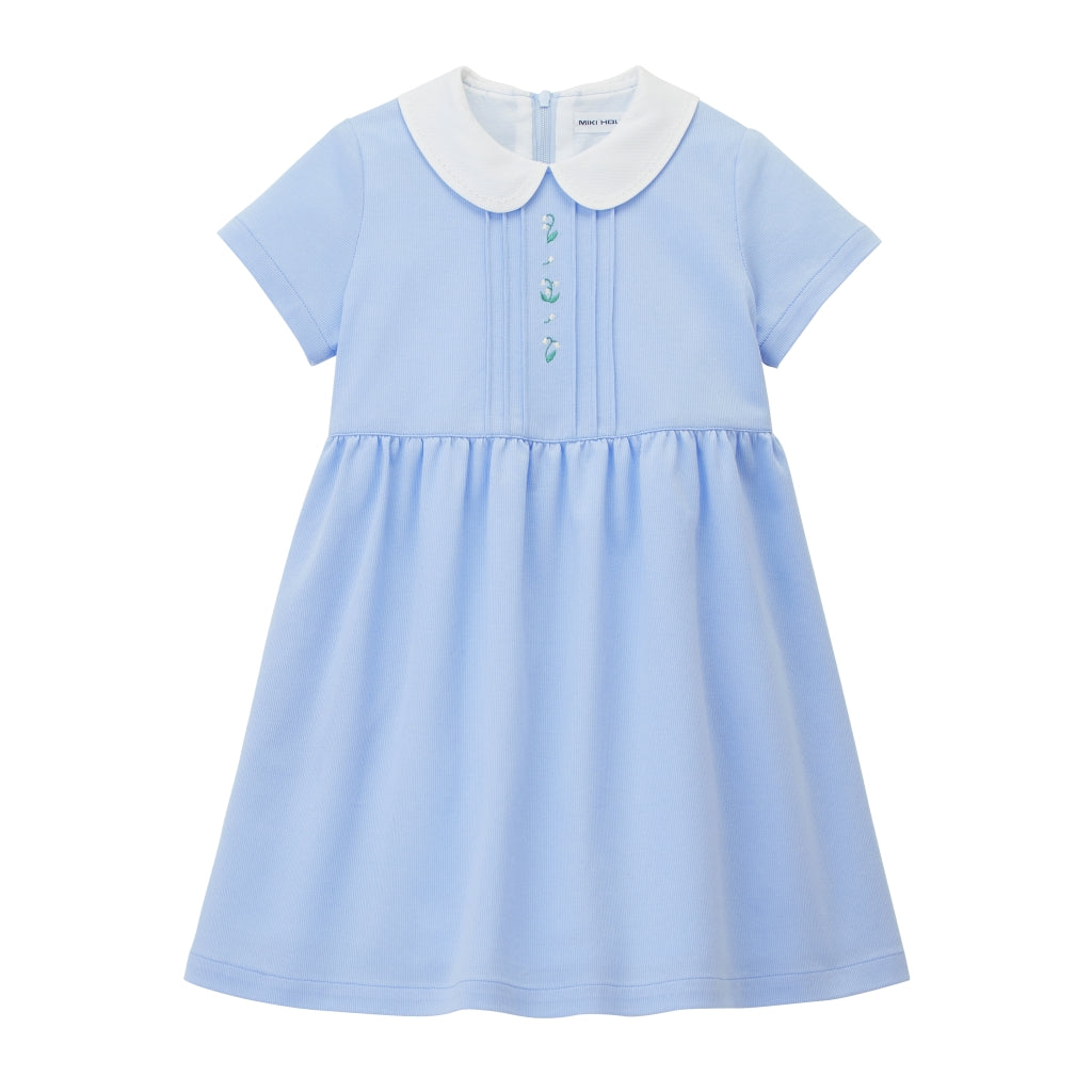 ROBE BLEU CLAIR COL CLAUDINE