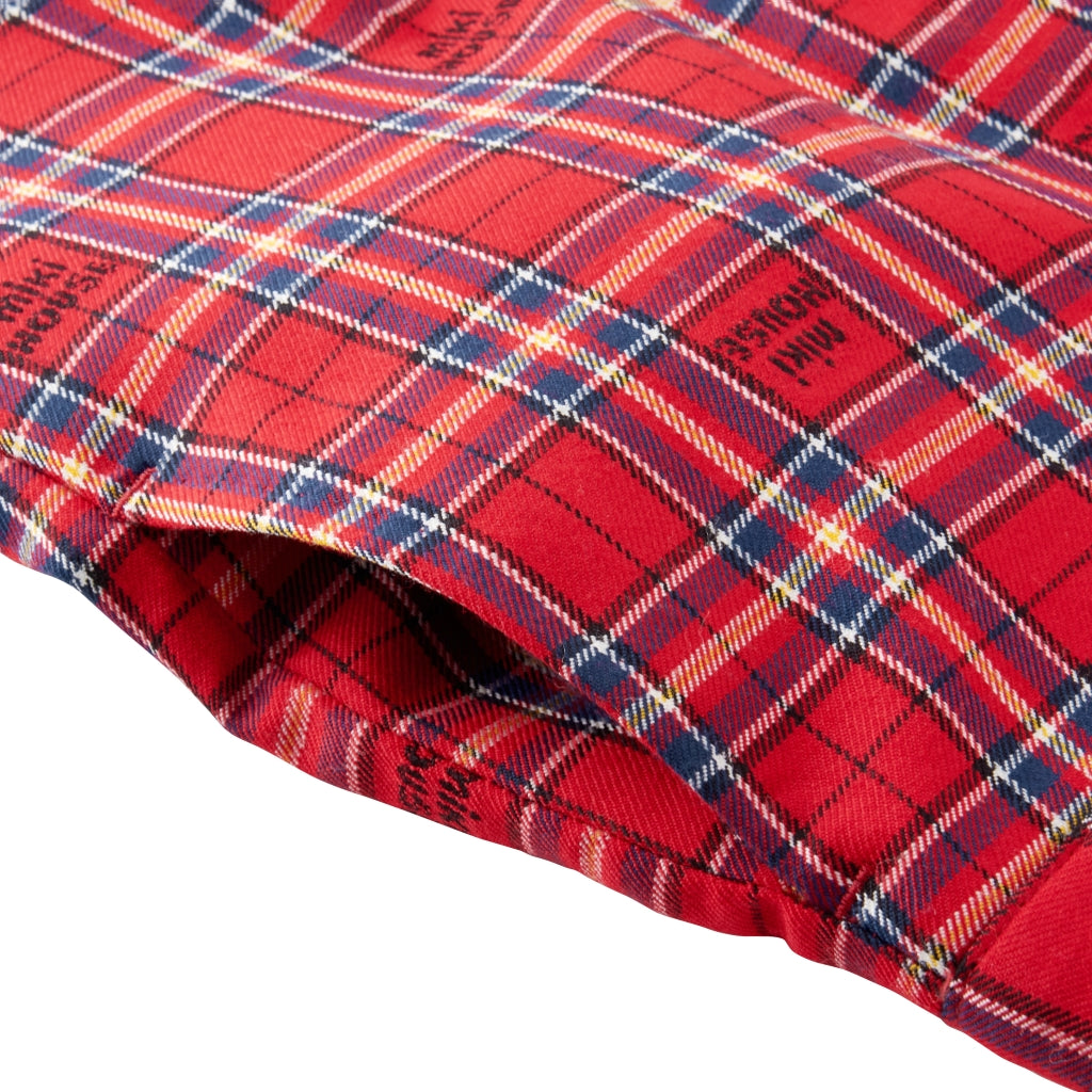 ENSEMBLE DE COSTUME ROUGE À CARREAUX