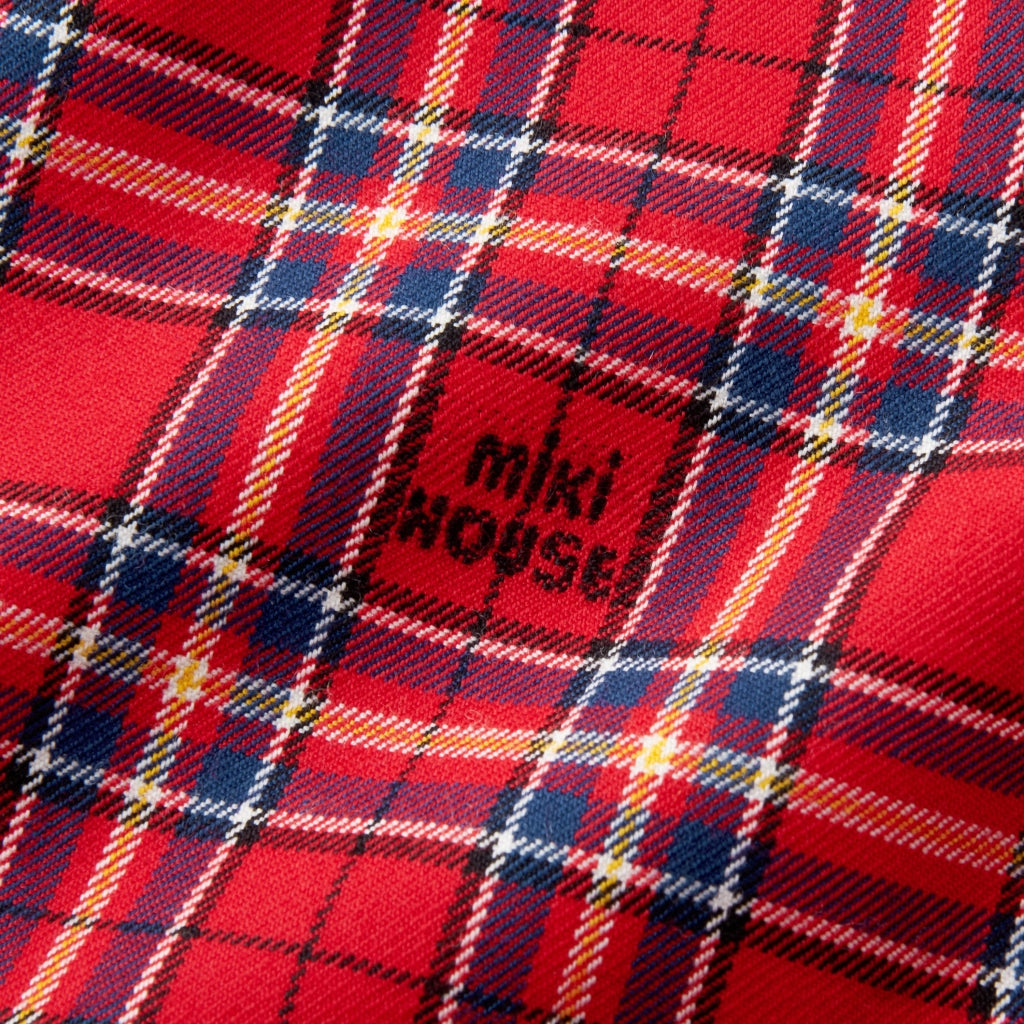 ENSEMBLE DE COSTUME ROUGE À CARREAUX