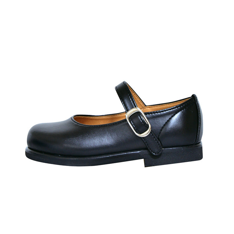 CHILDREN'S CLASSIC BLACK SHOES