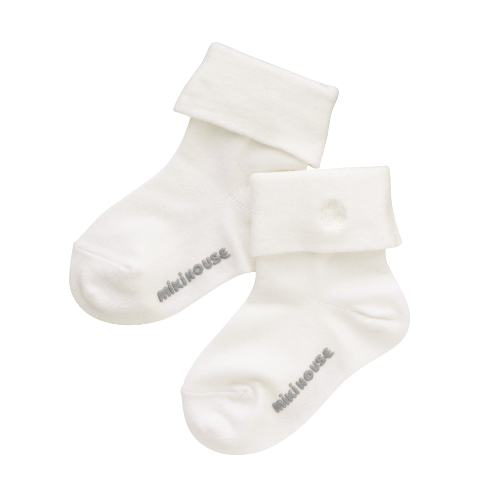CHAUSSETTES BLANCHES DÉTAILS MIKI HOUSE