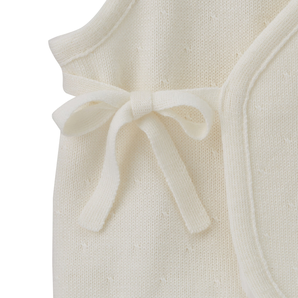 BEIGE COTTON VEST