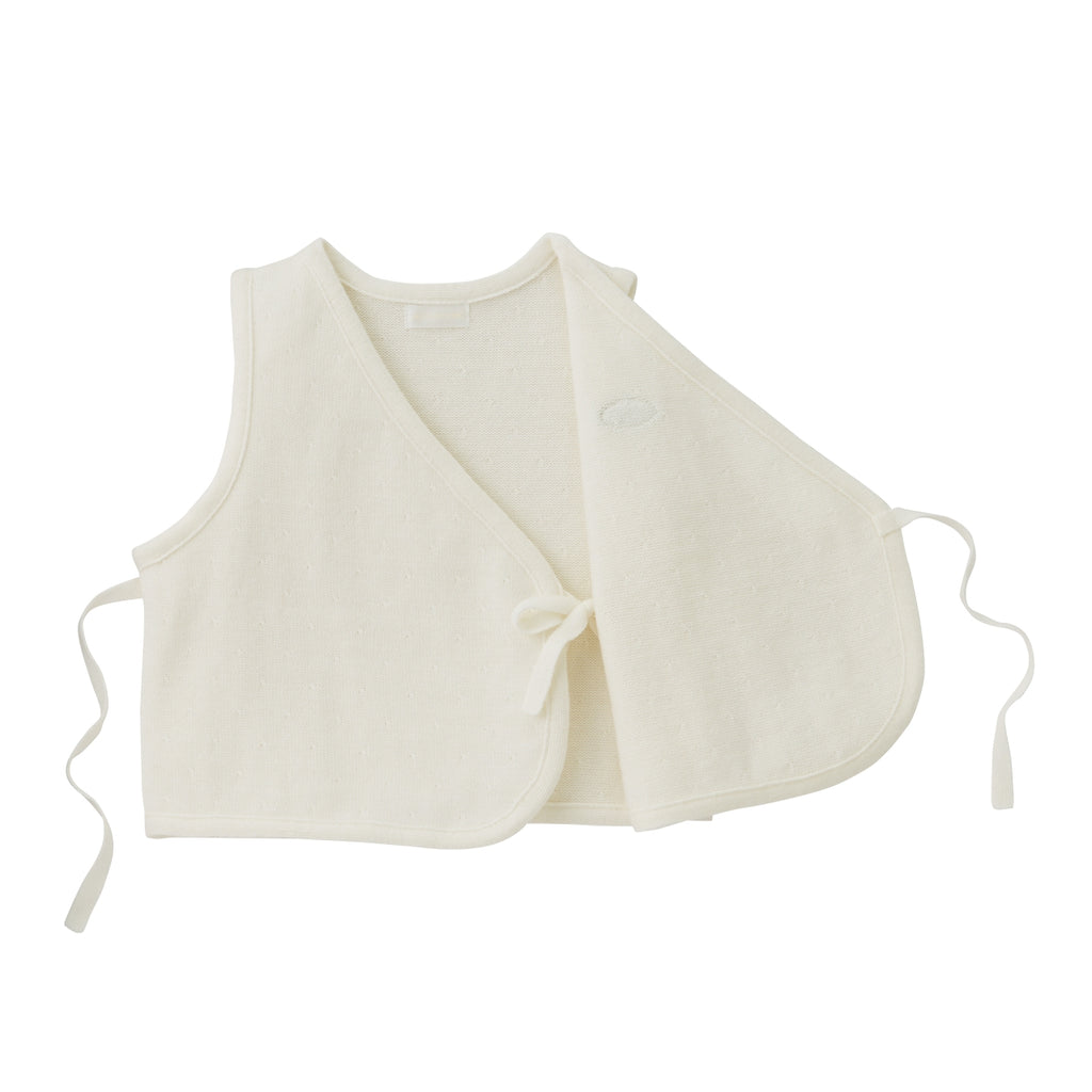 BEIGE COTTON VEST