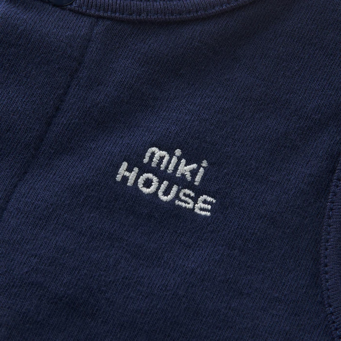 GILET SANS MANCHES BLEU MARINE BÉBÉ MIKI HOUSE