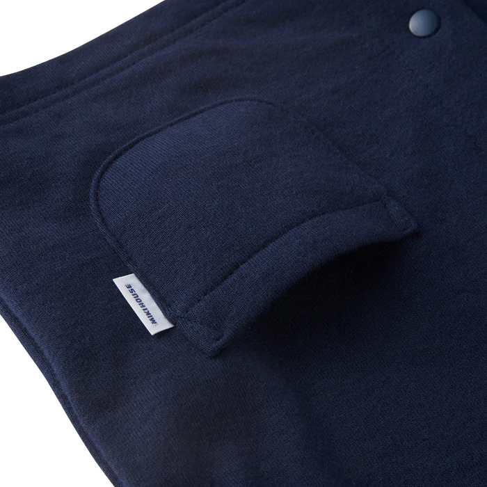 MIKI HOUSE BABY NAVY BLUE SLEEVELESS CARDIGAN