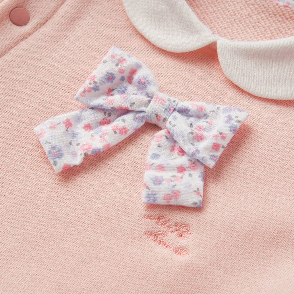 COMBINAISON EN COTON ROSE
