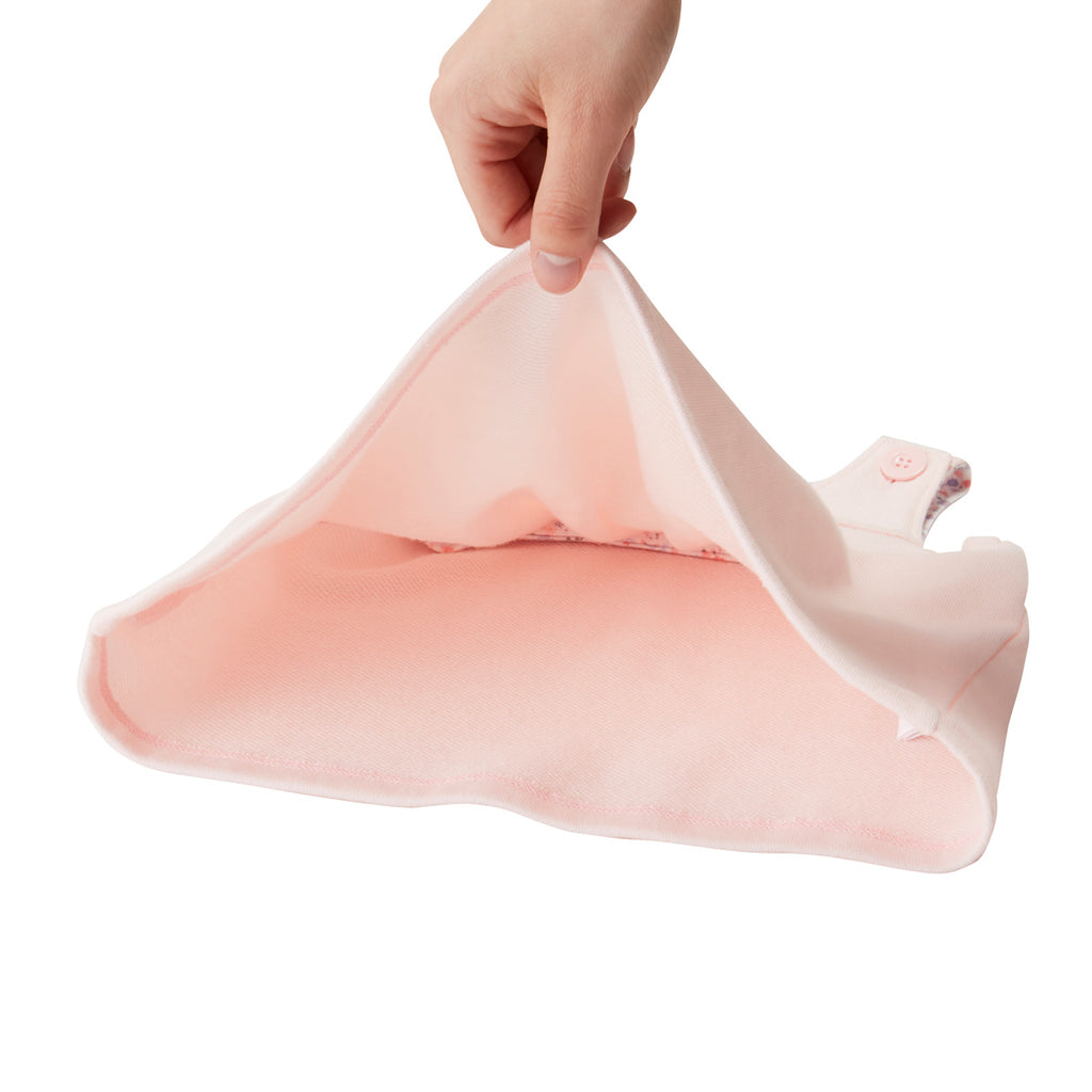 ROBE PAR DESSUS BÉBÉ EN COTON ROSE